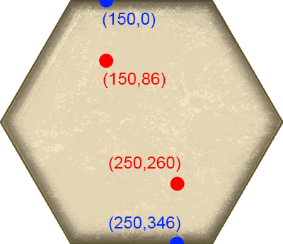 Coordinates for first bezier curve Coordinates for first bezier curve