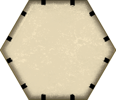 Line endpoints on hexagonal tile Line endpoints on hexagonal tile