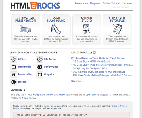 Desktop html5rocks.com Desktop html5rocks.com
