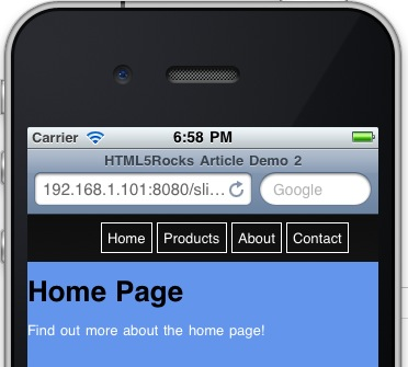 iPhone Home iPhone Home